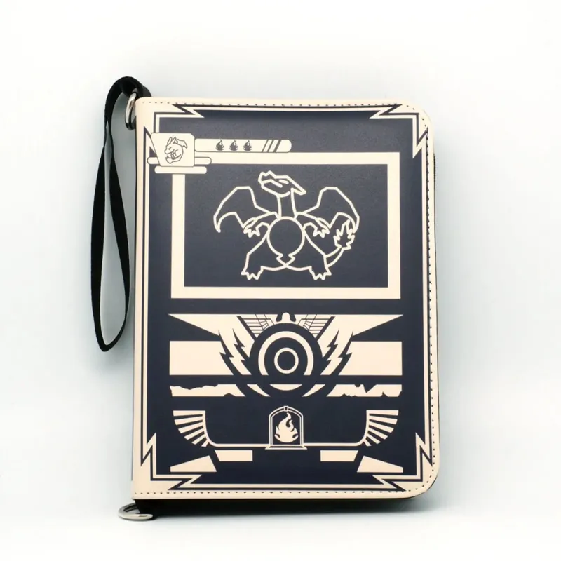 400PCS Card Album Binder Sleeves with Zipper PTCG Yugioh TCG 4-Pocket Trading Card Collection Card Holder Toys Gift — image 6