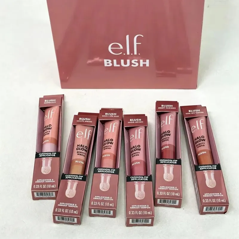 ELF Lip Gloss Natural Shine&Blush Liquid Waterproof and Sweat-Resistant Easy to Smudge Lightweight and Long-Lasting Makeup