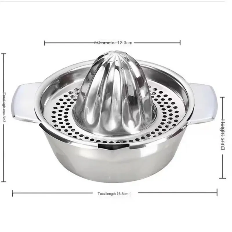 304 Stainless Steel Lemon Juicer Home Small Creative Juicer Portable Manual Juicer Orange Squeezer — image 7