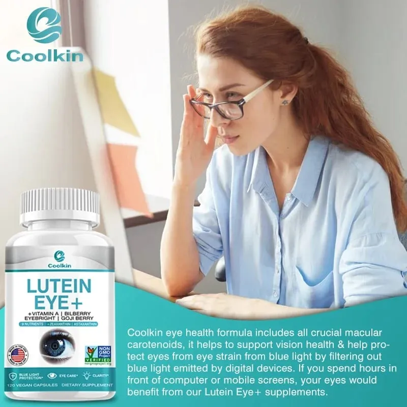 Suplemen Lutein - Vitamin A + Bilberry Eyebright + GO JI Wolfberry Untuk Meredakan Kelelahan dan Kekeringan MataKapsul — image 7