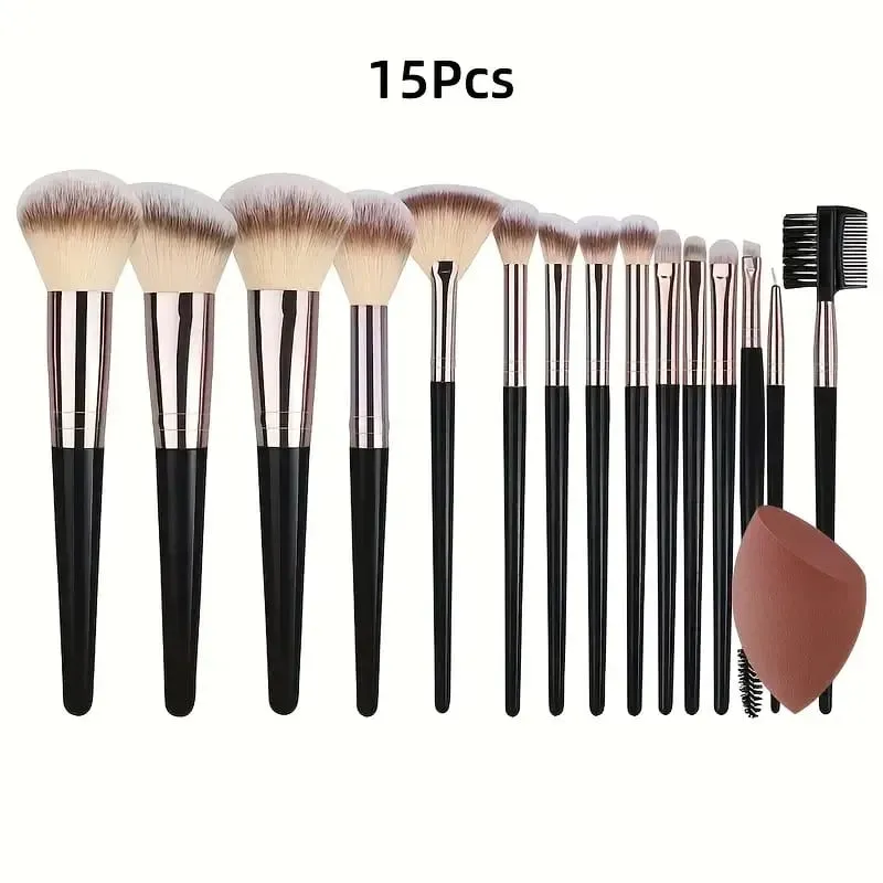 3-20PCS Make-Up Kwasten Set Zachte Pluizige Oogschaduw Foundation Concealer Blending Blush Brush Kabuki Professionele Vrouwen Beauty Tool