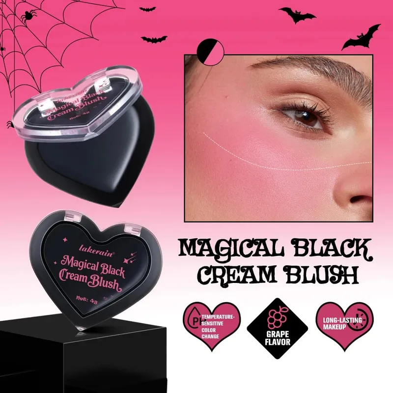 Halloween Gothic Makeup Kit Storage Bag Dark Cream Blush Black White Face Paint Stick Cosplay Party Festival Face Body Makeup — image 6