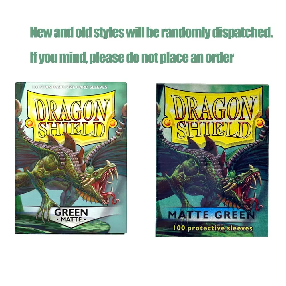 100 PCS/BOX 66x91mm Standard Size Demark Dragon Shield Matte Card Sleeves for MTG/PKM/YGO/TCG Board Game Cards Slevees — image 6