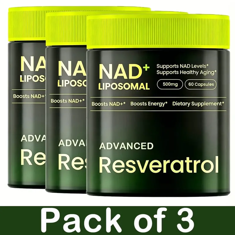 Liposomal NAD+ ADVANCED Supplement with Resveratrol - NAD Plus Capsules for Anti Aging Brain Function & Cell Regeneration — image 9