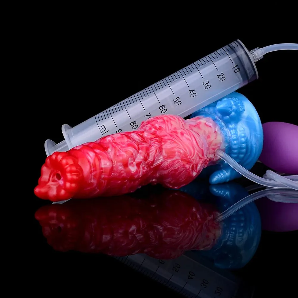 ขนาดใหญ่Knot Squirting-Inflatable Dildo Strong SuckerซิลิโคนInflat Anal Plugเทรนเนอร์เริ่มต้นเพศของเล่นสำหรับผู้หญิงผู้ชาย — image 6
