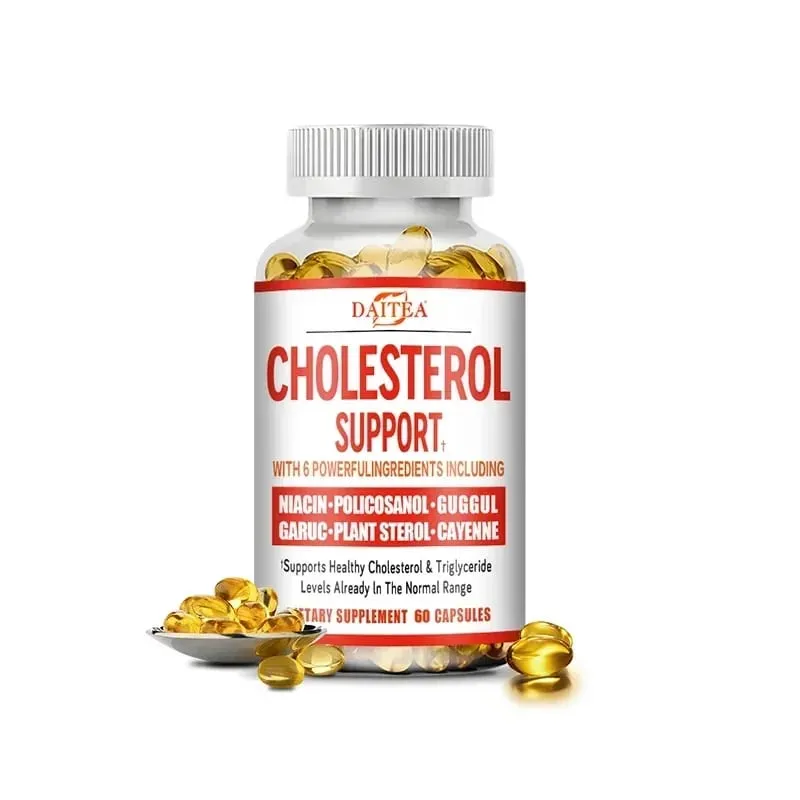 Daitea Cholesterol Support Supplement - Lowers LDL and Triglycerides Immune System Relieves Anxiety Naturally Adrenal Health — image 10
