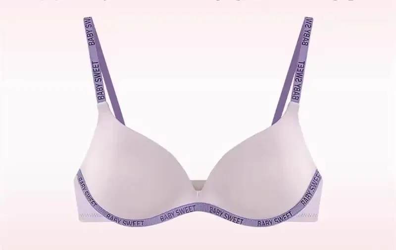 Vibrant Dopamine Color Seamless Wirefree Push Up Bra Panty Set Soft Comfy Sexy Lingerie Underwear For Women 32‑38AB