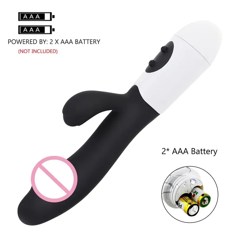 Powerful Rabbit Vibrator Beginner G Spot Nipple Clitoris Stimulation Dual Vibration Vaginal Massager Adult For Women Sex Toys