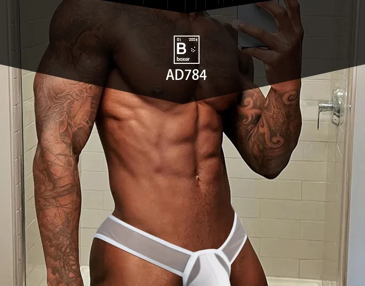 Men Bikini Briefs Man Underpantsr Slip Transparent Mesh Underwear Male Cuecas Men's Panties Ultra-thin Gays Sports Briefs