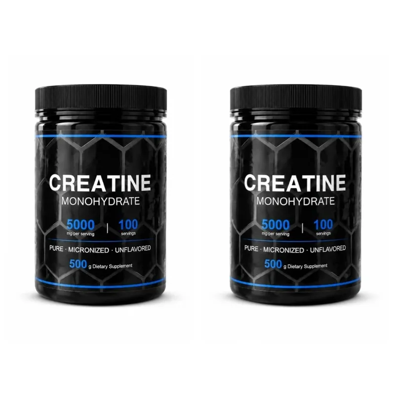 Pure Micronized Creatine Monohydrate Powder 5000mg Per Serving Sports Exercise Performance Support Supplement 100 Servings