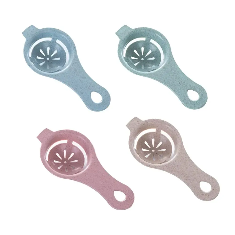 Egg Separator For Raw Eggs，Wheat Stalk Egg Yolk White Separator Divider Tool Kitchen Baking Gadget (4pcs)