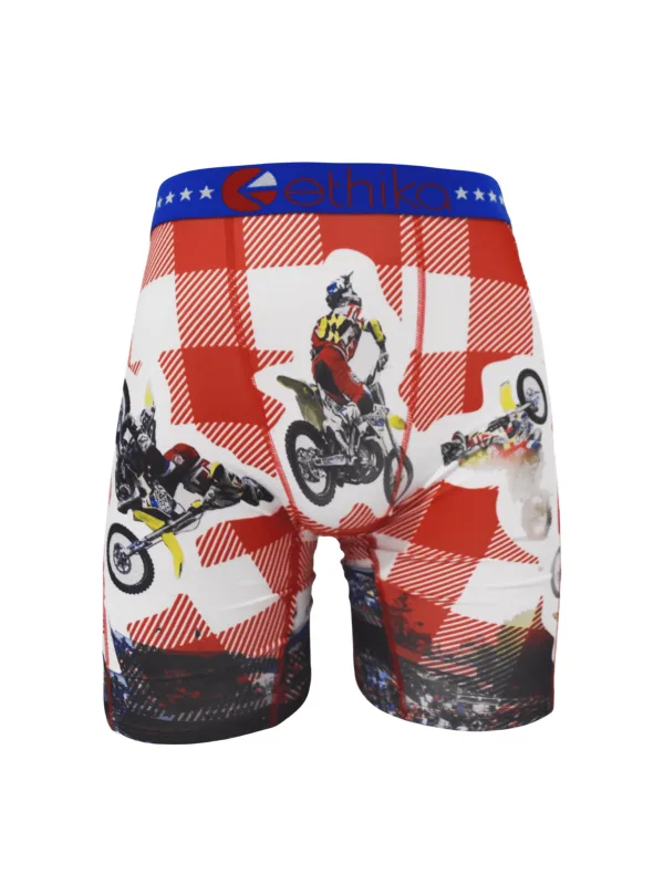 Celana Boxer Pria Lembut 1 Buah Pakaian Dalam Sehari-hari Nyaman Bernapas Peregangan Fit Poliester S-XXXL Ringan