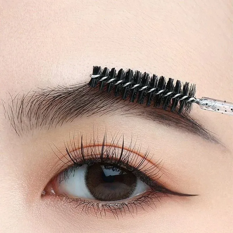 Black Eyebrow Perm Makeup Brush Disposable Eyelash Extension Brow Comb Professional Mascara Wands Applicator Spoolers Tools