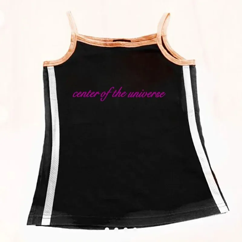 Y2k Crop Top Harajuku Women Letter Print T-Shirts Slim Retro Fashion Camis Grunge Vintage Tee Streetwear Aesthetic Clothing Sexy