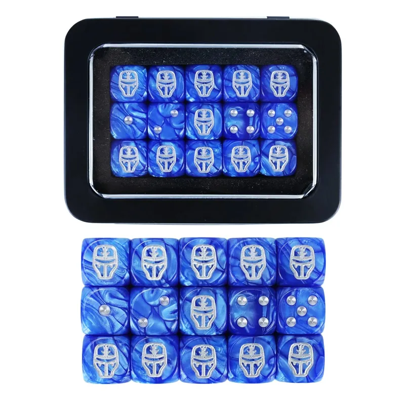 15PCS 16mm/0.63inch D6 Wargaming Dice Set for Tabletop Miniatures Game Damage Tracking Army Faction Themed Dice Tokens — image 19