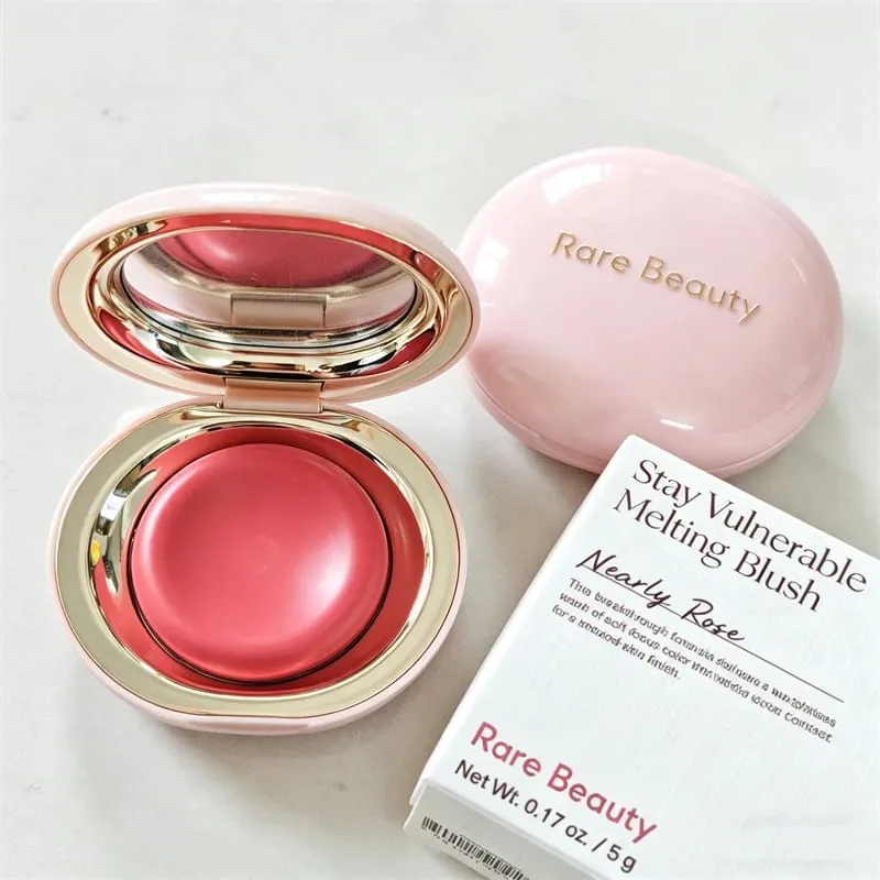 Hot Rare Beauty Rose Neutral Mauve Stay Vulnerable Melting Blush Cream Portable Moisturize Makeup Cosmetics Hydrating Hand Cream