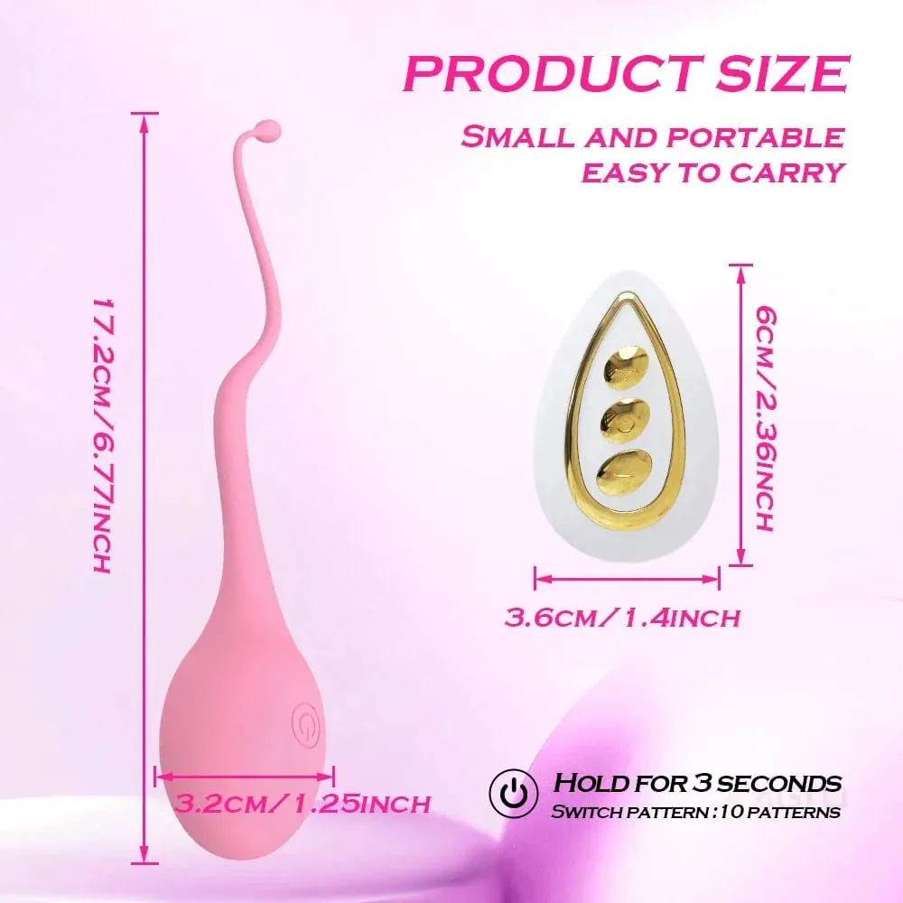Dálkové ovládání vaginální vibrátor pro ženy Stimulátor klitorisu bradavek Vibrační masážní přístroj s vajíčkem G-Spot Sexy hračky pro dospělé