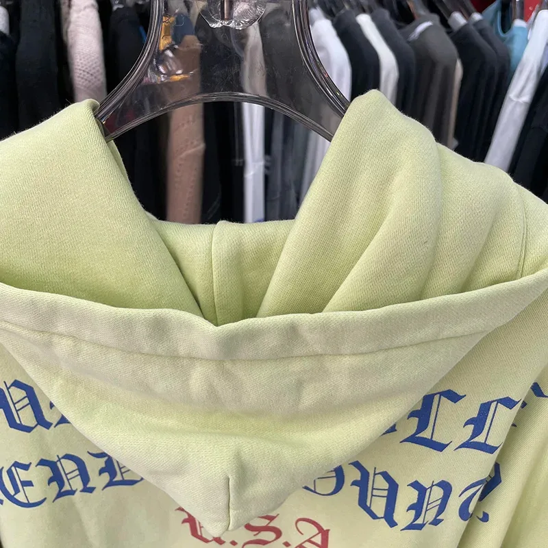 Nouveau surdimensionné PALY sweat à capuche pour homme femme lavé noir endommagé meilleure qualité décontracté Vintage Cardigan Zip sweats