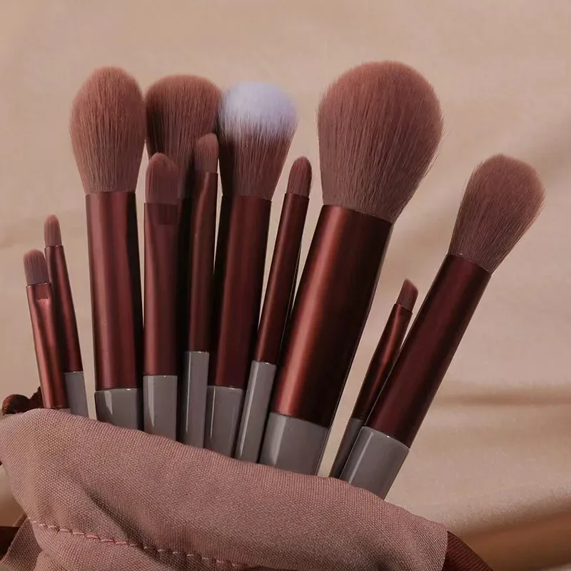 13 Pcs Makeup Brushes Set Eye Shadow Foundation Women Cosmetic Powder Blush Blending Beauty Make Up Tools For Beginner Hotting