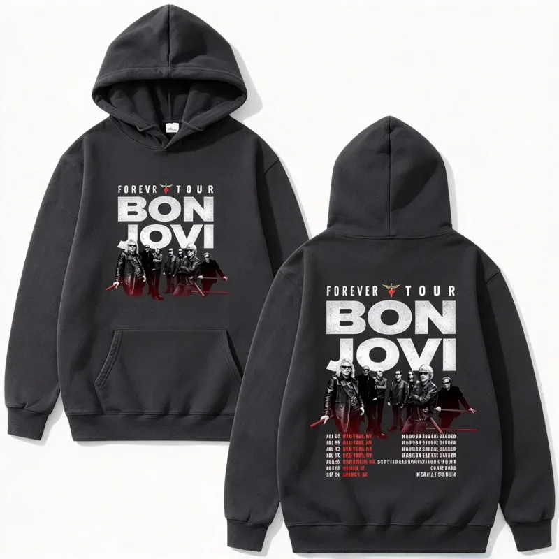 2026 moletom com capuz masculino vintage rock band grupo cartaz data da turnê texto arte impressão moletom estético hip hop oversized manga longa topos — image 9
