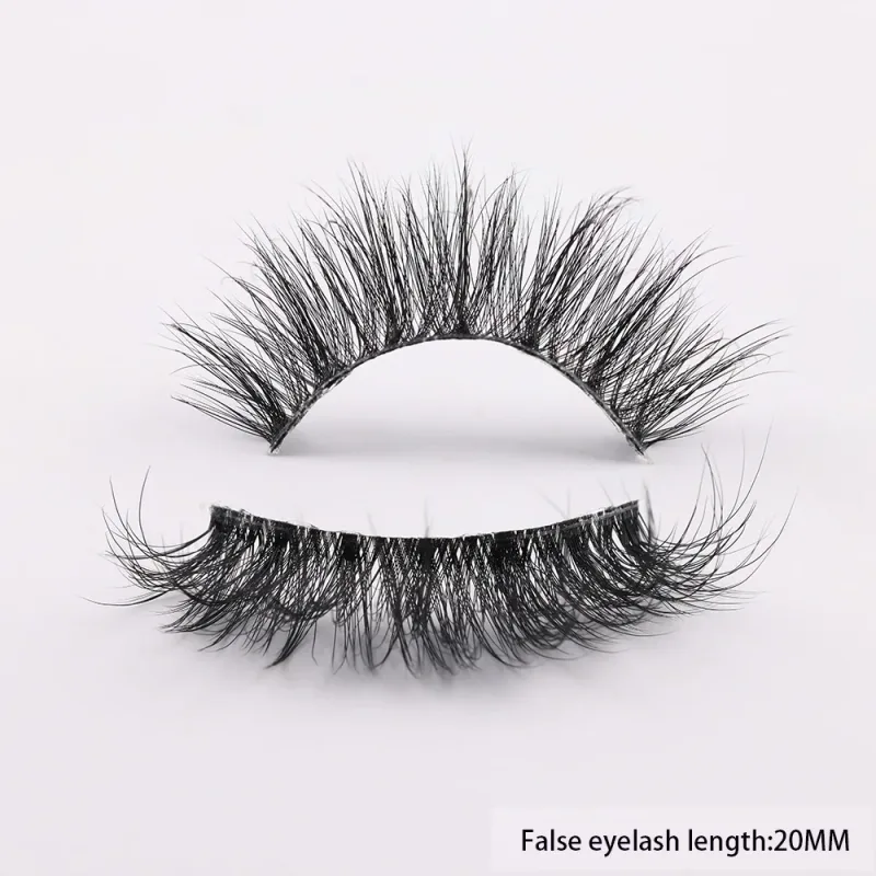 3D Mink Lashes Transparent Band False Eyelashes Natural Fake Eyelash Anime Winged Clear Band Lashes Manga Lashes Makeup
