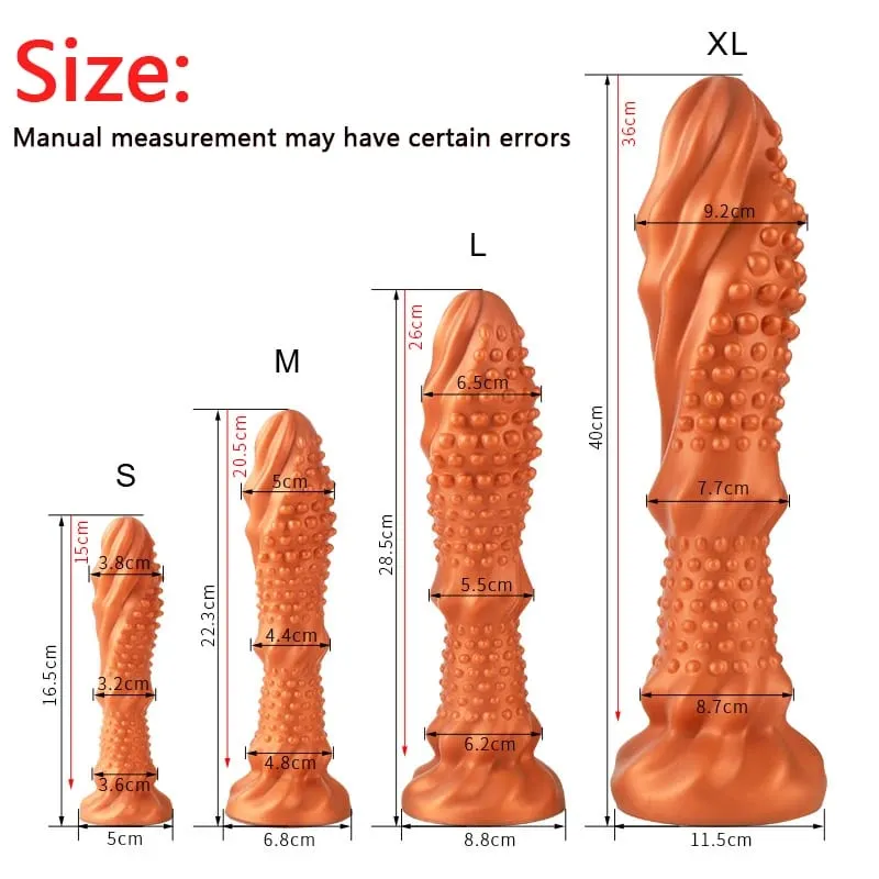 Wolf Tooth Stick Huge Long Anal Plug Big Dildo Butt Plug Anus Expansion Stimulator Prostate Massage Anal Sex Toys for Woman Men