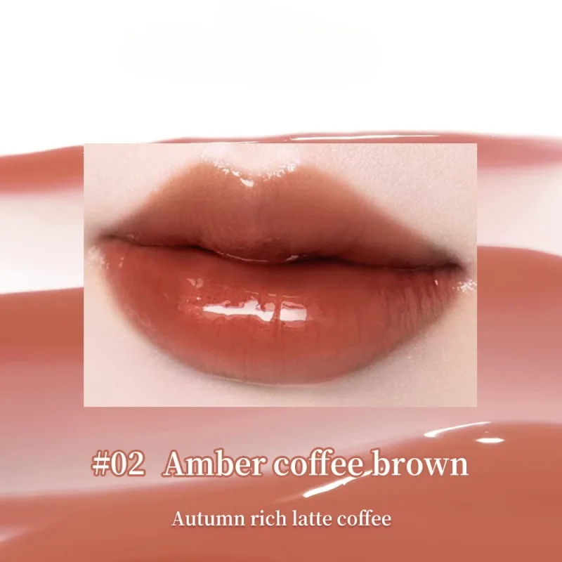 Ginger Candy-shaped Lip Gloss with A Moist and Nourishing Texture Long-lasting and Vivid Color A Cute Lip Gloss.