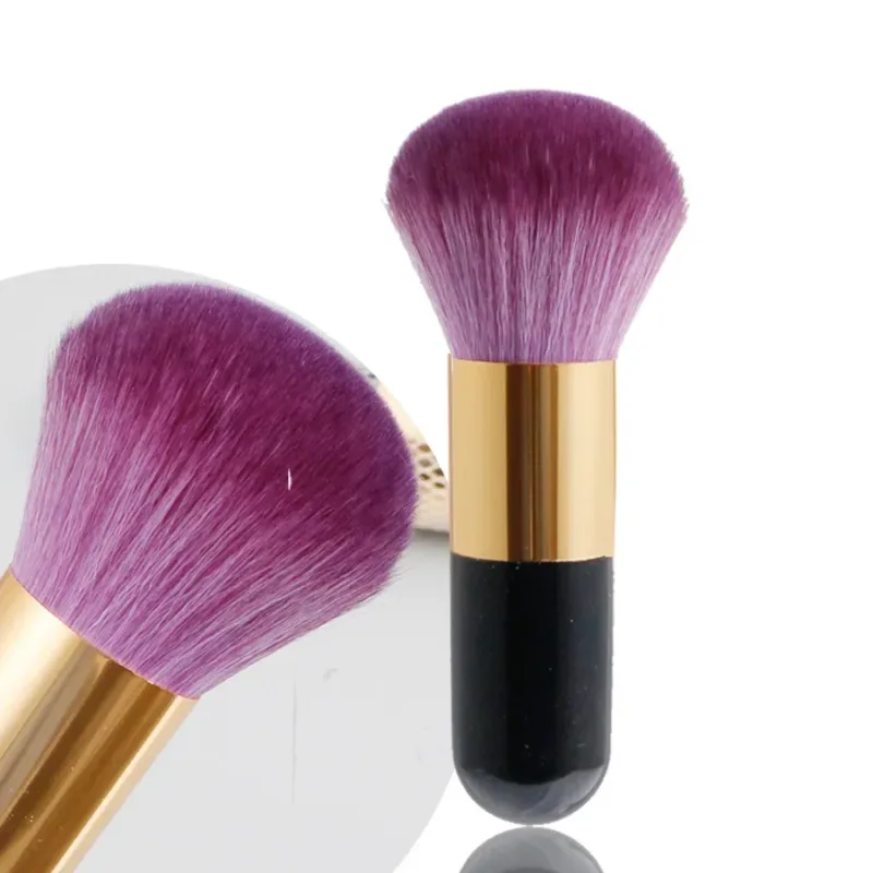 Large Round Handle Powser Brush Black Makeup Brushes Fluffy Soft Professional Powder Foundation Blush Brush Cosmetic Accessories — image 11