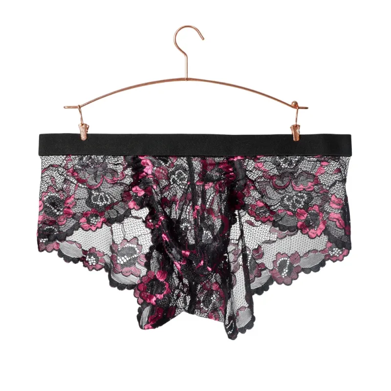 Pakaian Dalam Seksi Berenda Celana Dalam Kantung Pria Halus Celana Dalam Pria Bunga Tipis Perspektif Celana Dalam Bersirkulasi Jaring Godaan