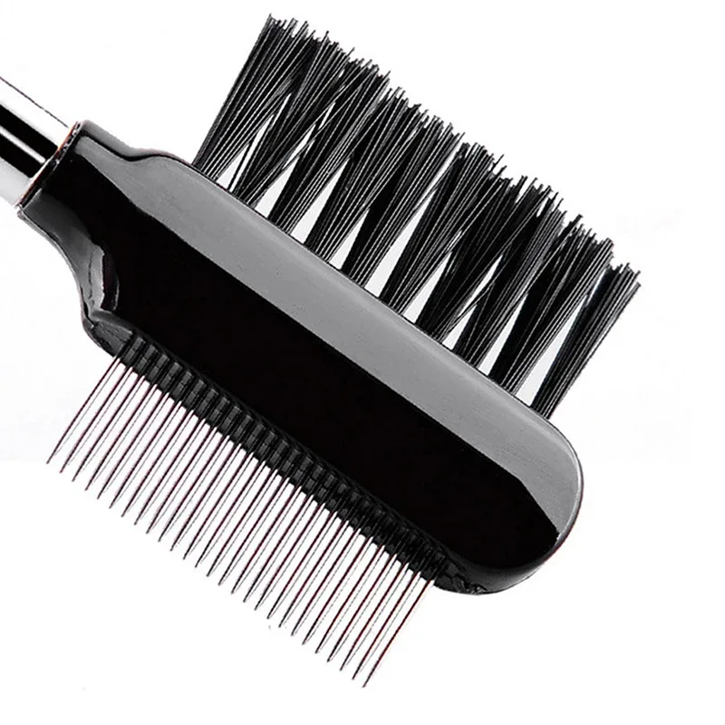 1PC Eyelash Brush Eyebrow Comb Makeup Brushes Professional Dual Makeup Tool maquiagem Black Kabuki Wood Beauty — image 4