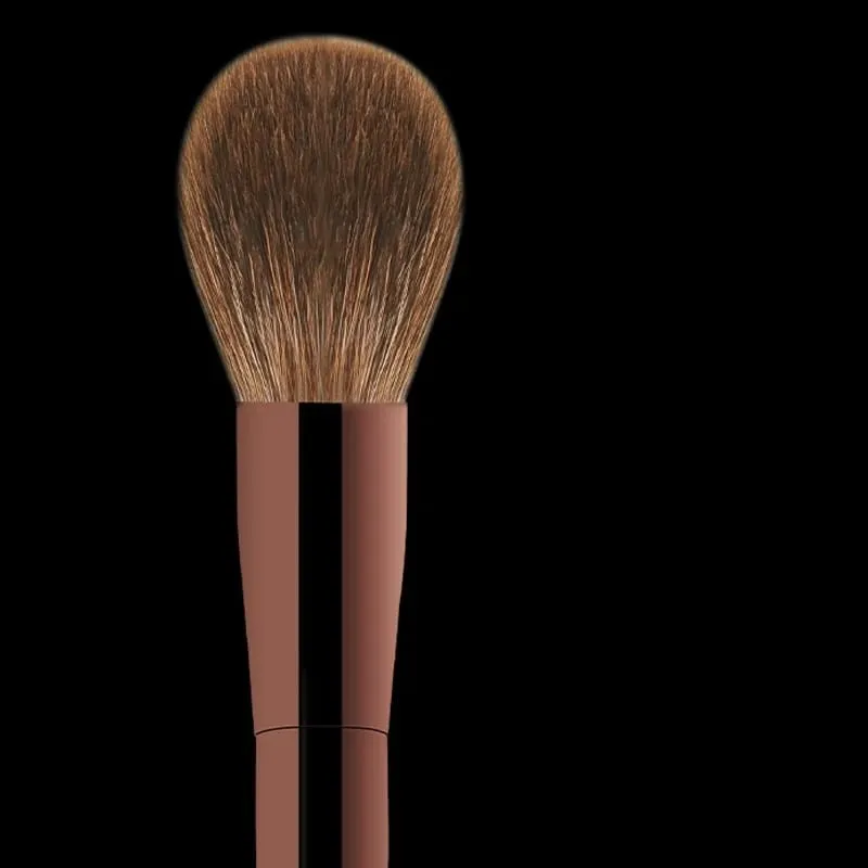 Hourglass Makeup Brush-Portable 7Pcs MINI Natural Hair Brushes Set-Powder Foundation Eyeshadow Travelling Makeup Tools