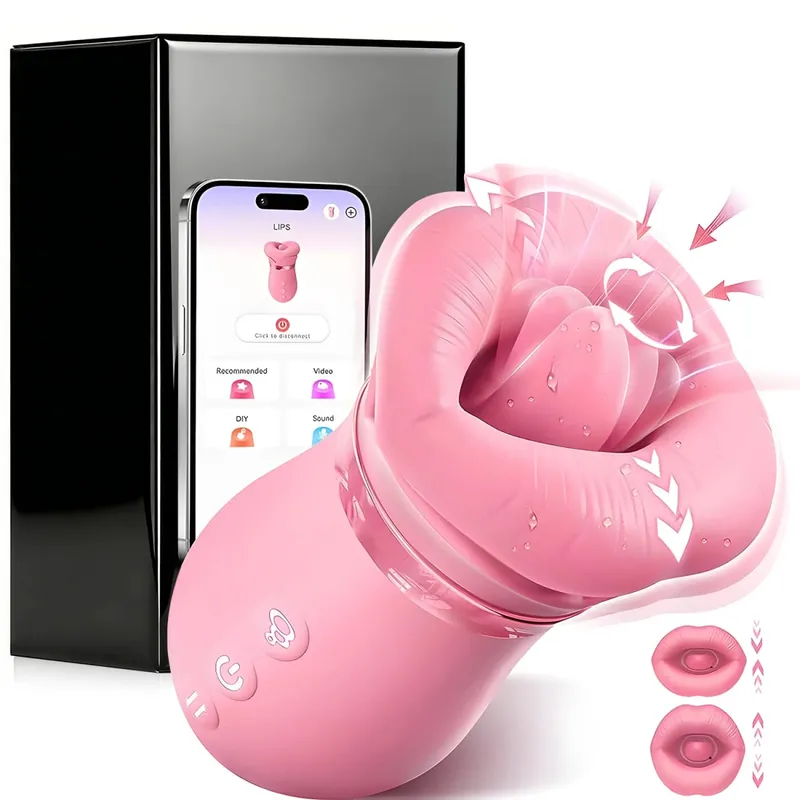 APP Steuerung Saugen Vibrator Zunge Lecken Sauger Weibliche Oral Klitoris Nippel Stimulator Vibrierende Vakuum Sex Spielzeug für Paare