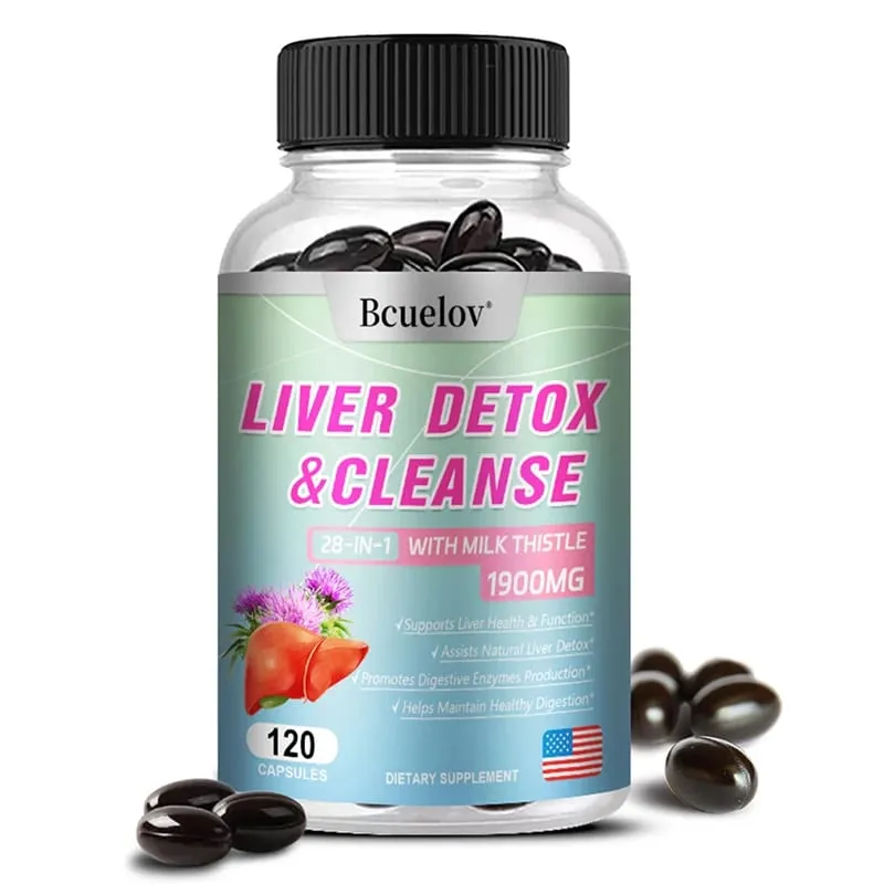 Liver Purification Detoxification and Repair Capsules - Improve Indigestion and Promote The Production of Digestive Enzymes — image 1