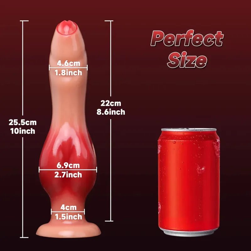 Soft Big Monster Dildo Dog Anal Plug Butt Plug Adult Sex Toy Animal Penis for Female Anal Stimulation Sexy Erotic Toy