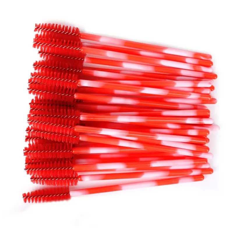 50/100Pcs Makeup Brush Eyelash Eyebrow Brushes Comb Disposable Mascara Wand Eyelashes Extension Supplies Cosmetics Make Up Tools