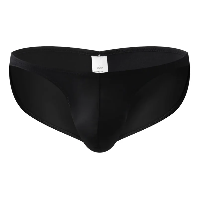 Cuecas de ginástica masculinas de cintura baixa, roupa íntima de cetim suave para treinamento esportivo, musculação, ultrafina, secagem rápida, treino de fitness, levantamento de bunda