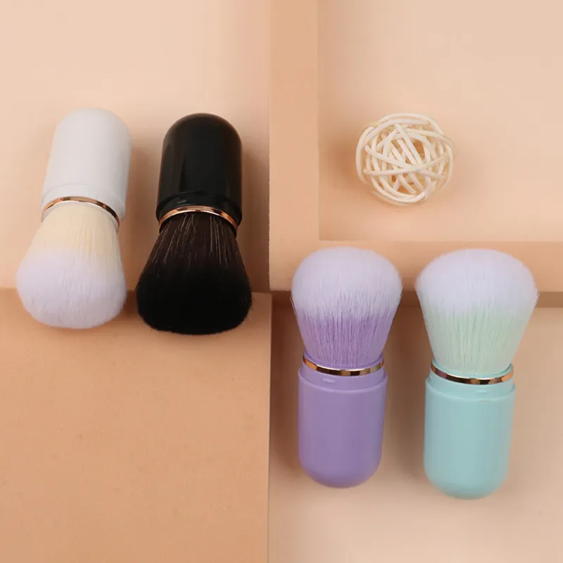 Single Makeup Tools Portable Mini Makeup Brushes Retractable Beauty Tools Loose Powder Brush Blush Brush Makeup Brushes