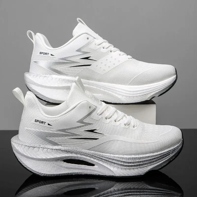 Mens Running Shoes 2026 New Professional Cushioned Breathable Marathon Fashion Sports Training Kightweight Sneakers for Man