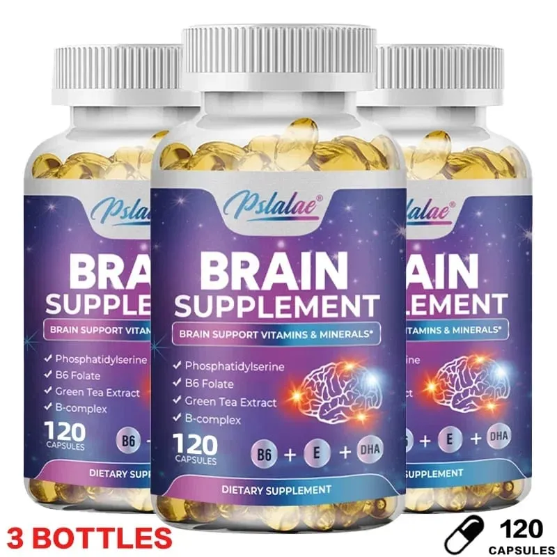 Brain Supplement - Contains B Vitamins To Support Brain Health Improve Cognitive Function and Enhance Memory and Concentration