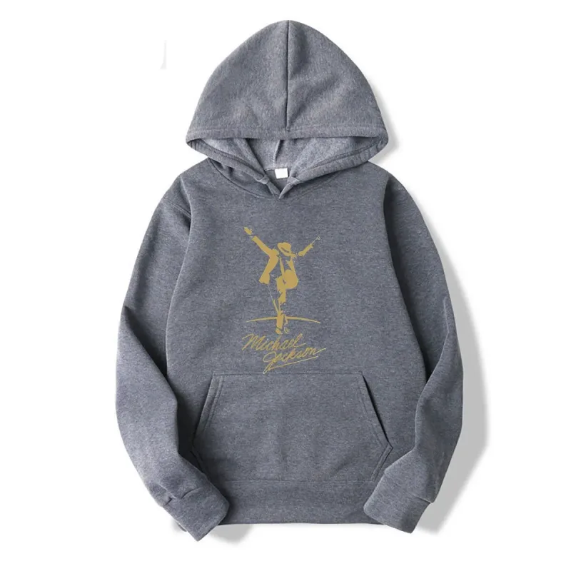 2026 Michael Jackson Gold Men Hoodies — image 4