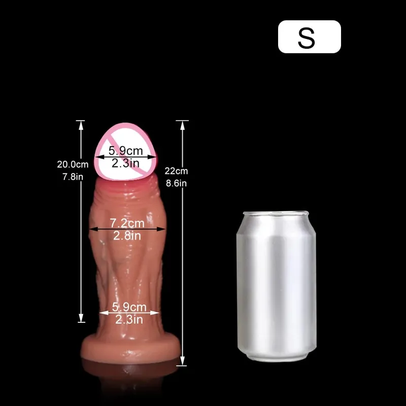 52-97mm Enorme Anale Dildo voor Vrouwen Mannen Seksspeeltjes Siliconen Realistische Dildo Butt Plug Consolador Dikke Lul 18 + Sex Shop Grote Penis