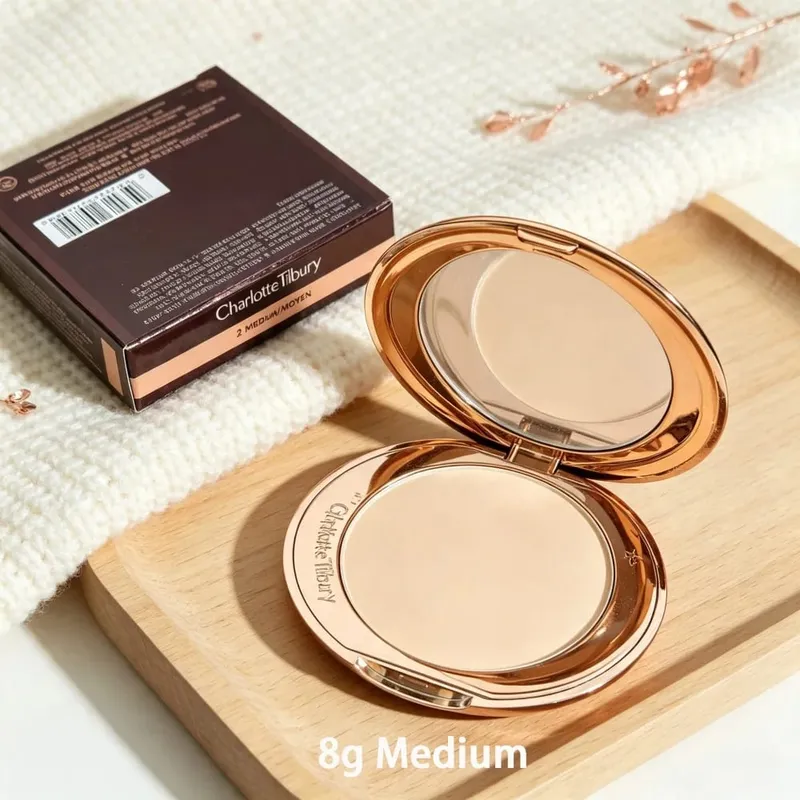 Charlotte Tilbury Matte Setting Pressed Powder 4 Colors Liquid Foundation Hollywood flawless filter CT Makeup Bag Gift Cosmetics
