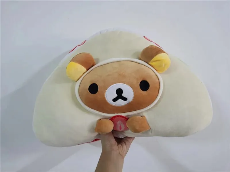 Cute Rilakkuma Fruit Sandwich Bear Big Plush Plushes Stuffed Animals Pillow Cushion Toy Doll 40cm Kids Gifts