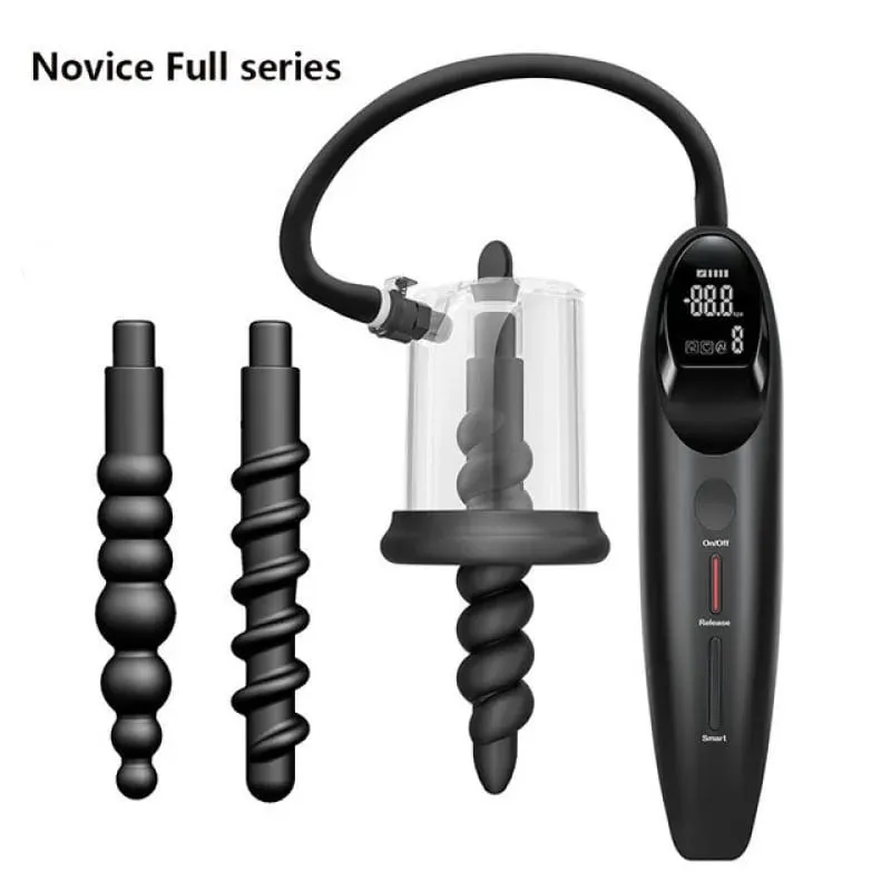Smart Vacuum Pump Sucking Anal Plug Female Prostate Massage Stimulator Buttplug Male Masturbator Adult Sex Toys For Man Women