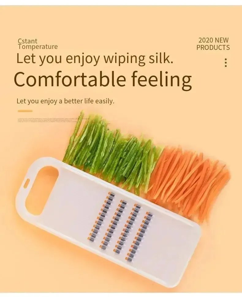 おろし金 野菜スライサー ニンジン 韓国キャベツ フードプロセッサー 手動カッター キッチンアクセサリー用品 家庭用便利なもの — image 7