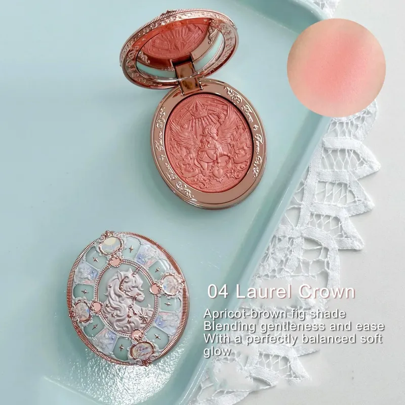 Flower Knows Multicolor Makeup Set Eyeshadow Blush Lip Gloss Summer Limited Edition Mint Green Collection Long Lasting Makeup — image 5