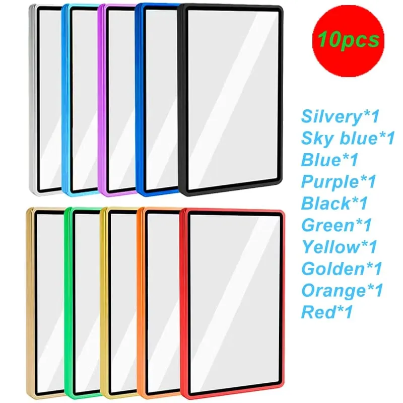 Multicolor Aluminum Alloy Graded Card Protect Cases For PSA CGC BGS Graded Cards Scratch Resistant Trading Card Holder