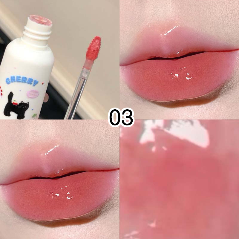 Meow Whisper Mirror Lip Gloss - Moisturizing Long-Lasting Water-Glossy Perfect para sa Spring/Summer