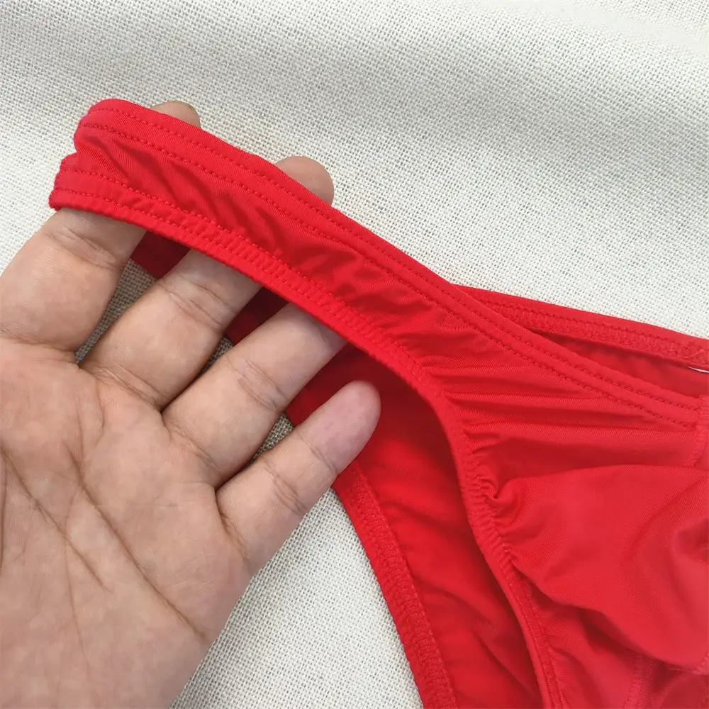 Seluar dalam Bikini Ketat Seksi Ketat Seluar Dalam Lutsinar Lelaki Sutera Ais Seluar Dalam Ultra Nipis Bersaiz Besar
