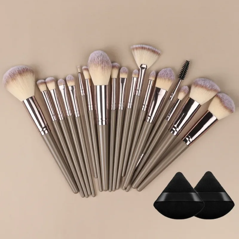 20Pcs Makeup Brushes Set Professional Super soft detail Blush highlighter Foundation Concealer Eyeshadow Brush Women Beauty Tool